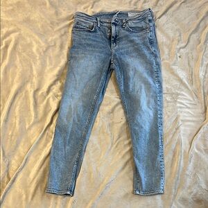 Rag & Bone Cate Mid Rise Ankle Skinny Jeans Size 30 Medium Wash